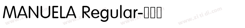 MANUELA Regular字体转换
